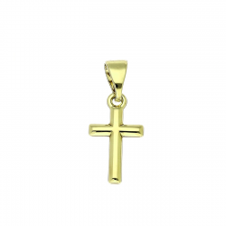 14K ZAWIESZKA POZŁACANA 22/9 MM KRZYŻYK XUPING 90145