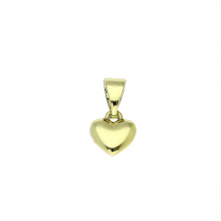 14K ZAWIESZKA POZŁACANA 15/8 MM ZŁOTE SERDUSZKO XUPING 90155