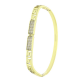 14K BRANSOLETKA POZŁACANA 60/6 MM GRECKI BANGLE XUPING 90182