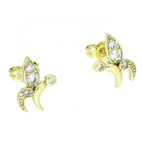 14k KOLCZYKI POZŁACANE 13/9 MM BRYLANTOWE WAŻKI XUPING 90273