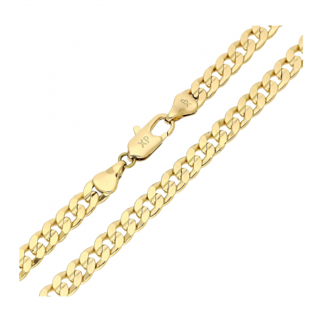 ŁAŃCUSZEK POZŁACANY 60 CM 5,6 MM PANCERKA XUPING 90285
