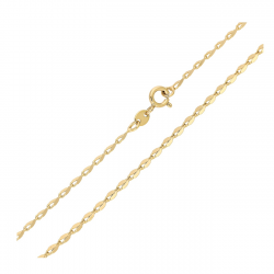 ŁAŃCUSZEK POZŁACANY 55 CM 2 MM OZDOBNY XUPING 90289