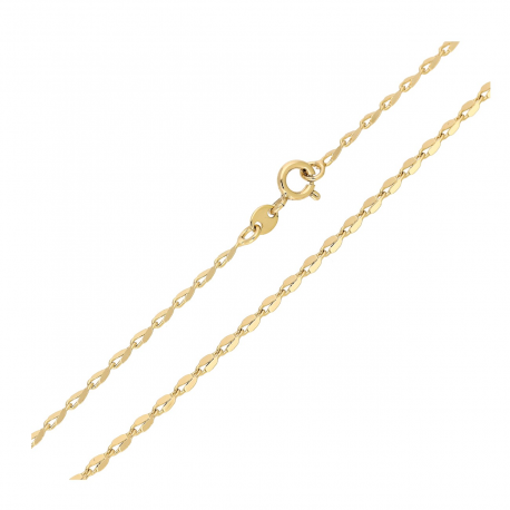 ŁAŃCUSZEK POZŁACANY 55 CM 2 MM OZDOBNY XUPING 90289