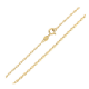 ŁAŃCUSZEK POZŁACANY 50 CM 2 MM OZDOBNY XUPING 90290