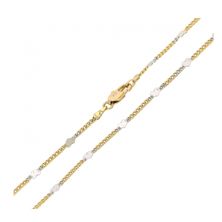 ŁAŃCUSZEK ZŁOCONY 45 CM 2,4 MM PANCERKA PRZEPRASKI XUPING 90301