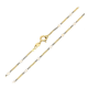 ŁAŃCUSZEK ZŁOCONY 45 CM 2,2 MM PANCERKA PRZEPRASKI XUPING 90302
