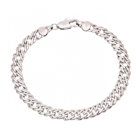 BRANSOLETKA PLATYNOWANA 19 CM 6,5 MM ROMBO XUPING 90358