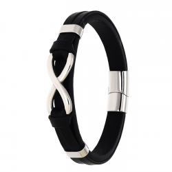 BRANSOLETKA POZŁACANA 21 CM 14 MM S. STEEL TTM XUPING 90551