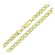 14K ŁAŃCUSZEK POZŁACANY 60 CM 5,5 MM ROMBO DIAMENTOWANE XUPING 90627