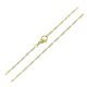 14K ŁAŃCUSZEK POZŁACANY 45 CM 1,5 MM SINGAPURKA XUPING 90636