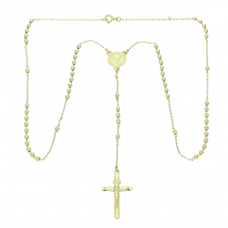 14K CELEBRYTKA POZŁACANA 60 Z-12 CM RÓŻANIEC XUPING 90640