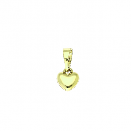 14K ZAWIESZKA POZŁACANA 13/7 MM ZŁOTE SERDUSZKO XUPING 90646