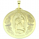 14K ZAWIESZKA POZŁACANA 65/50 MM MEDALIK XUPING 90650
