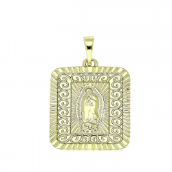 14K ZAWIESZKA POZŁACANA 28/18 MM MEDALIK XUPING 90652