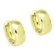 14k KOLCZYKI POZŁACANE 16/7 MM ZŁOTE KÓŁKA XUPING 90700