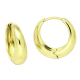 14k KOLCZYKI POZŁACANE 18/6 MM ZŁOTE TRADYCYJNE XUPING 90701