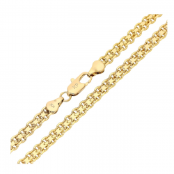 ŁAŃCUSZEK POZŁACANY 50 CM 5 MM BISMARK XUPING 90799
