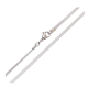ŁAŃCUSZEK PLATYNOWANY 55 CM 2,6 MM ŻMIJKA PŁASKA XUPING 90811