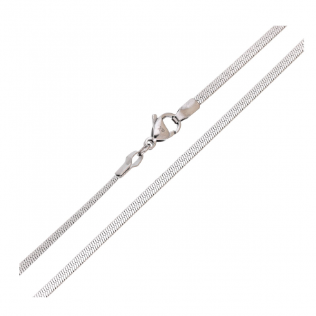 ŁAŃCUSZEK PLATYNOWANY 55 CM 2,6 MM ŻMIJKA PŁASKA XUPING 90811