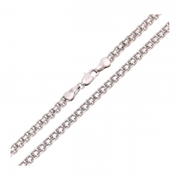 ŁAŃCUSZEK PLATYNOWANY 50 CM 3,8 MM BISMARK XUPING 90817