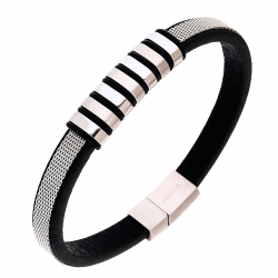 BRANSOLETKA 20.5 CM 11 MM S. STEEL TTM XUPING 91052