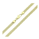 14K ŁAŃCUSZEK POZŁACANY 50 CM 4,5 MM PANCERKA PODWÓJNA XUPING 91098