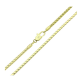 14K ŁAŃCUSZEK POZŁACANY 45 CM 2 MM KŁOS PRASOWANY XUPING 91099