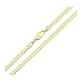 14K ŁAŃCUSZEK POZŁACANY 60 CM 3,6 MM PANCERKA XUPING 91100