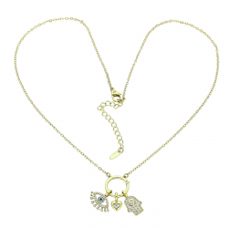 14K CELEBRYTKA POZŁACANA 46+5 CM 6 MM ELEGANCE XUPING 91111