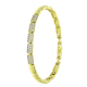 14K BRANSOLETKA POZŁACANA 18,5-16,5 CM 5 MM ELEGANCE XUPING 91132