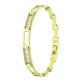 14K BRANSOLETKA POZŁACANA 19 CM 8 MM GRECKA ELEGANCJA XUPING 91122