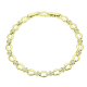 14K BRANSOLETKA POZŁACANA 18,5-17 CM 6 MM ELEGANCE XUPING 91141