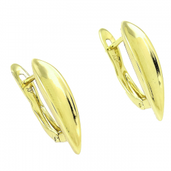 14K KOLCZYKI POZŁACANE 19.5 MM ZŁOTE ELEGANTKI XUPING 91194
