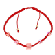 BRANSOLETKA RED STRING AB CRYSTAL XUPING 91227