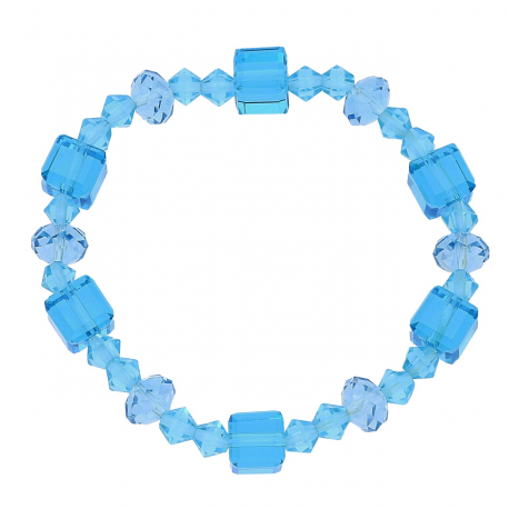 BRANSOLETKA ELASTIC SAPPHIRE LIGHT CRYSTAL XUPING 91228
