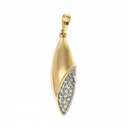ZAWIESZKA ZŁOCONA 36/8,5 MM BRYLANTOWA ELEGANCJA XUPING 91303