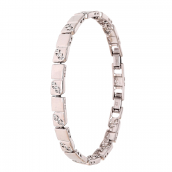 BRANSOLETKA PLATYNOWANA 18-16 CM 6 MM ELEGANCE XUPING 91335