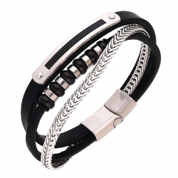 BRANSOLETKA POZŁACANA 21 CM 21 MM S. STEEL TTM XUPING 91443