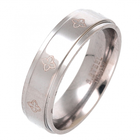 PIERŚCIONEK 6 MM S. STEEL TTM XUPING 91462