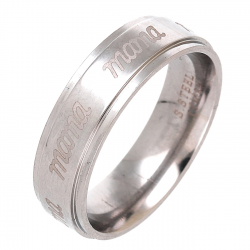 PIERŚCIONEK 6 MM S. STEEL TTM XUPING 91463