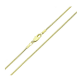 14K ŁAŃCUSZEK POZŁACANY 45 CM 1,5 MM OGON WĘŻA XUPING 91487