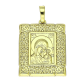 14K ZAWIESZKA POZŁACANA 36/23 MM MEDALIK PRAWOSŁAWNY XUPING 91494
