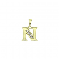 14K ZAWIESZKA POZŁACANA 20 MM NATALIA XUPING 91508