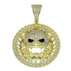 14K ZAWIESZKA POZŁACANA 56/40 MM LUXURY XUPING 91511