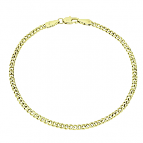 14K BRANSOLETKA POZŁACANA 21 CM 3 MM PANCERKA XUPING 91576