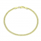 14K BRANSOLETKA POZŁACANA 19 CM 3 MM PANCERKA XUPING 91577