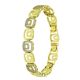 14K BRANSOLETKA POZŁACANA 20,5-18,5-16 CM 10 MM ELEGANCE XUPING 91589