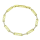 14K BRANSOLETKA POZŁACANA 19-17 CM 4 MM GRECKA DELIKATNA XUPING 91592