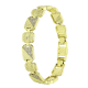 14K BRANSOLETKA POZŁACANA 19-17 CM 10 MM ELEGANCE XUPING 91596
