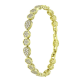 14K BRANSOLETKA POZŁACANA 19-17 CM 7 MM ELEGANCE XUPING 91612